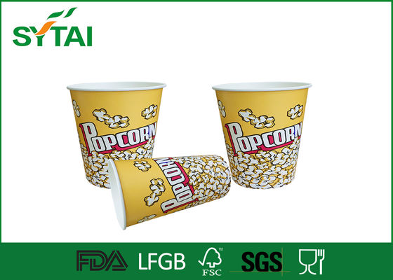 Porcellana Carino divertente carta stampata Popcorn Secchi / Popcorn Vasche / Popcorn Boxes ecologico fornitore