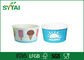 Coppe di gelato di carta riciclata con stampa personalizzata Polka Dot 24 oz carta tazze di zuppa fornitore